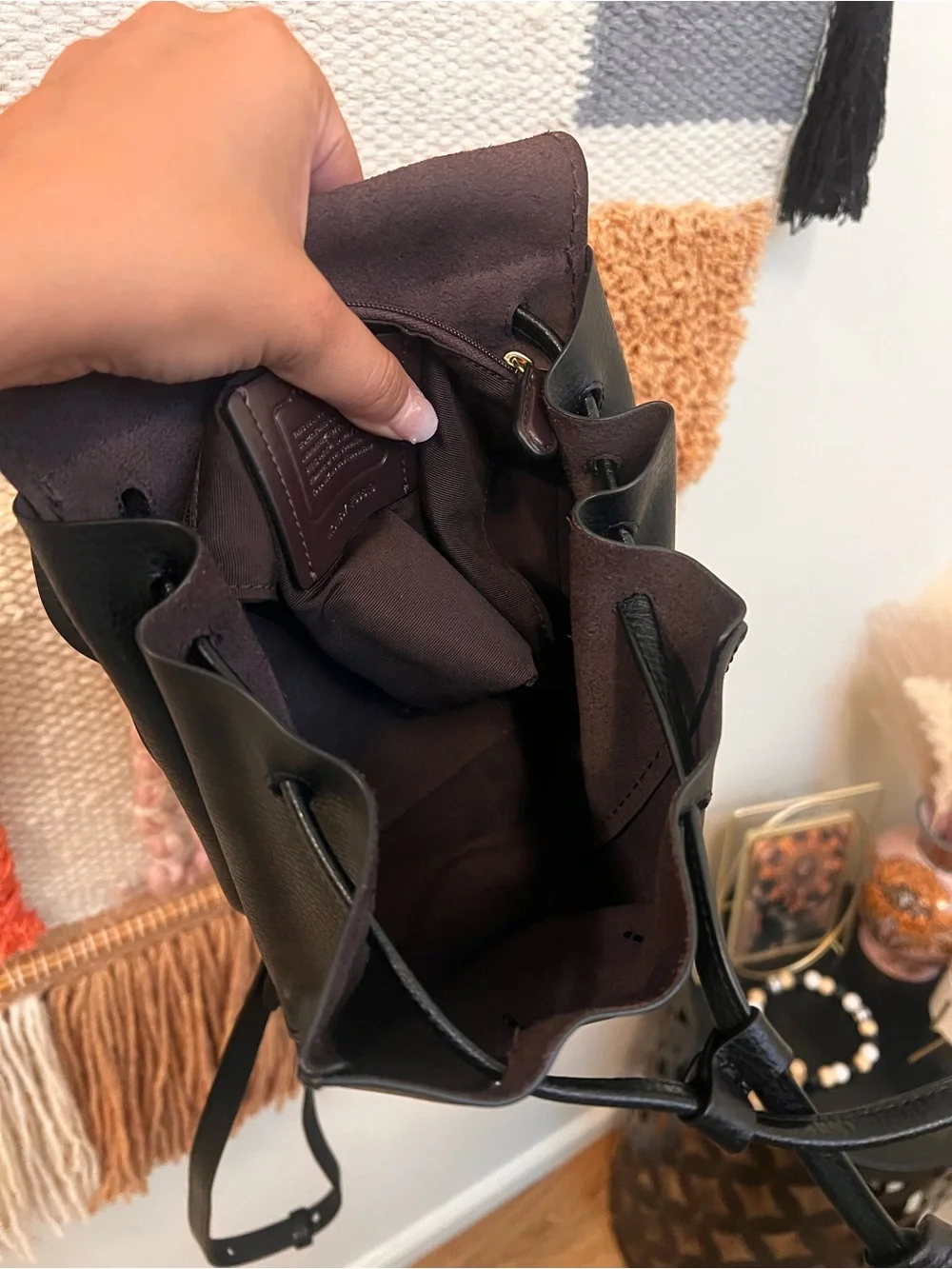 Coach compact backpack